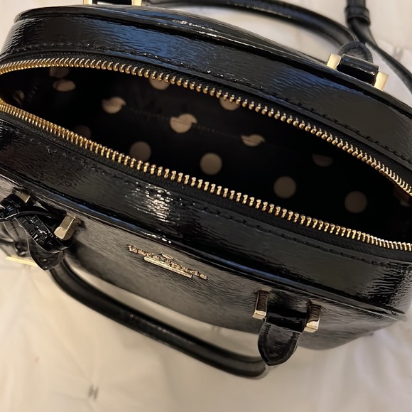 Kate Spade Cedar Street Patent Small Pearl Hand Bag - Picture 8 of 15